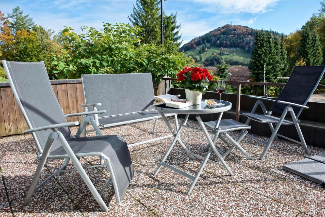Ferienwohnungen Am Schlossberg Oberstaufen Bagian luar foto