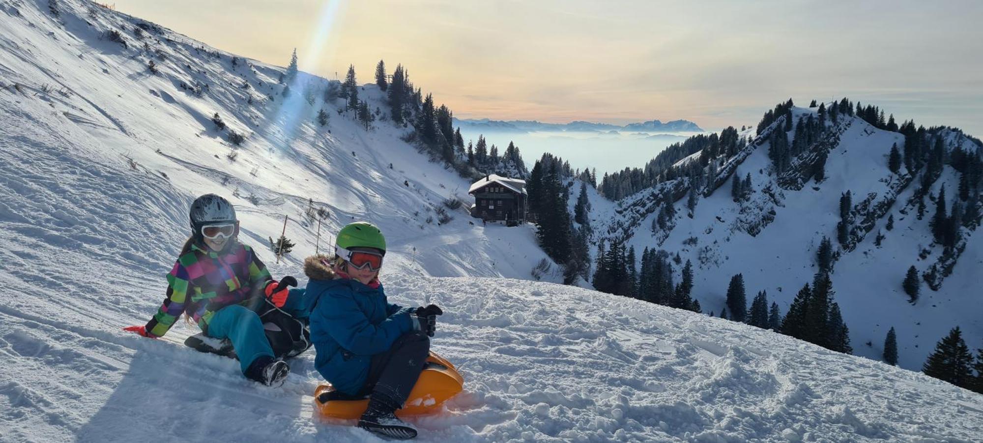 Ferienwohnungen Am Schlossberg Oberstaufen Bagian luar foto
